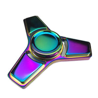 Fidget Spinner Rainbow Colour Aluminum Metal Material